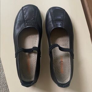 Arcopedico Black Leather Mary Jane Comfort Flats Women's Size 40